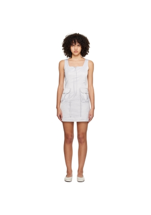 Kijun Gray Cargo Minidress