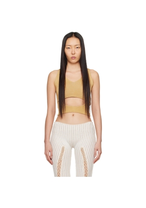 Isa Boulder Tan Razor Tank Top