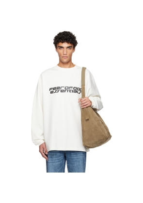 Fear of God ESSENTIALS Off-White Holiday Ponte 90s Long Sleeve T-shirt