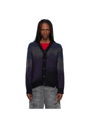 Carhartt Work In Progress Navy & Purple Tinley Cardigan