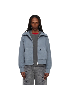 Carhartt Work In Progress Blue Torion Hoodie
