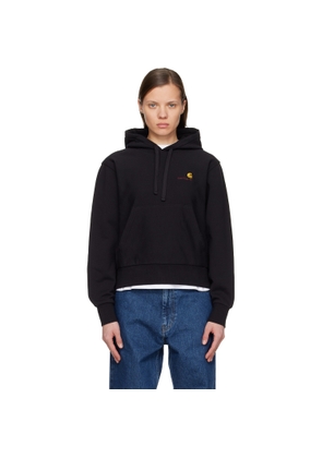 Carhartt Work In Progress Black American Script Hoodie