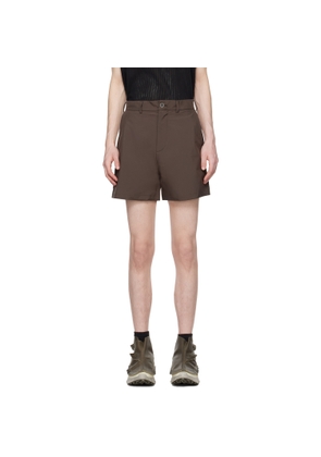 RANRA Brown Stufur Shorts