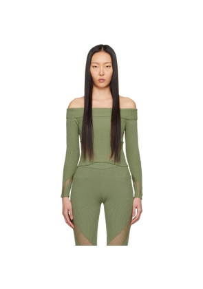 Isa Boulder SSENSE Exclusive Green Floater Long Sleeve T-Shirt