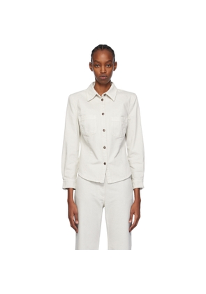 Magda Butrym Gray 06 Denim Shirt