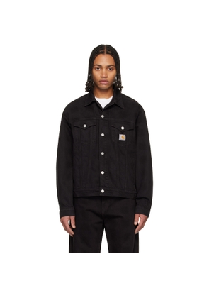 Carhartt Work In Progress Black Everson Denim Trucker Jacket