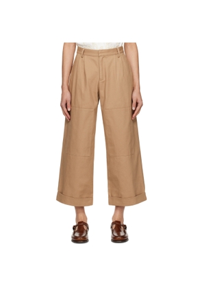 COMMAS Taupe Patch Trousers