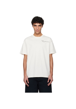 Carhartt Work In Progress White Punched T-Shirt