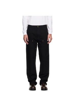 Carhartt Work In Progress Black Double Knee Trousers