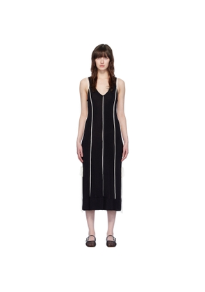 3.1 Phillip Lim Black Piping Maxi Dress