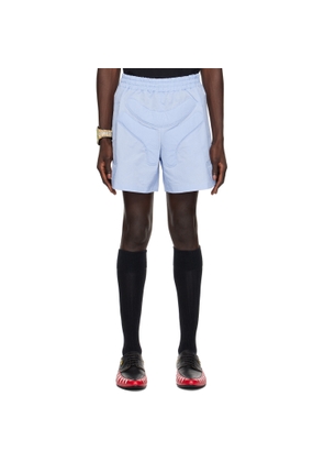 Walter Van Beirendonck Blue Space Shorts