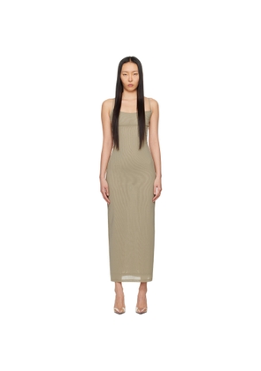Miaou Khaki Thais Maxi Dress
