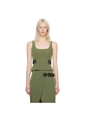 Miaou Green Leila Tank Top