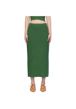 by Malene Birger Green Kyara Midi Skirt