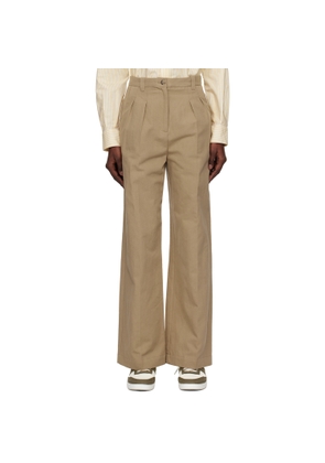 A.P.C. Beige Tressie Trousers