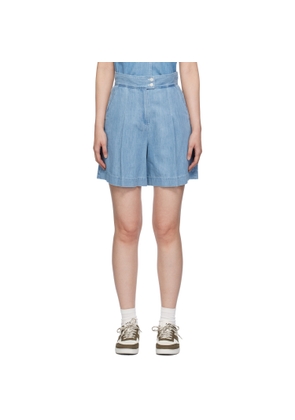 A.P.C. Blue Diane Shorts