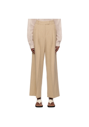 by Malene Birger Beige Cymbaria Trousers