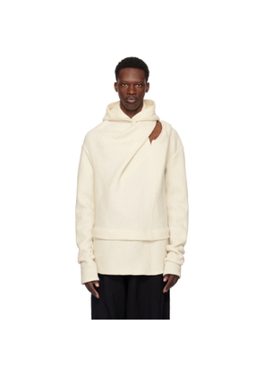 Nuba Off-White Hooded Sweater