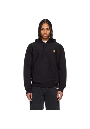 Carhartt Work In Progress Black American Script Hoodie