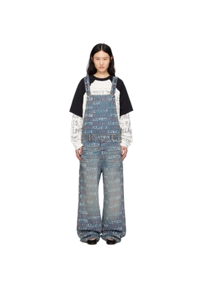 Lanvin Blue Future Edition Denim Overalls