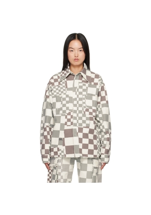 ERL Gray Check Jacket