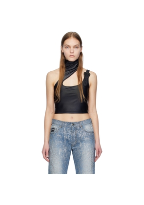 Versace Jeans Couture Black Cropped Top