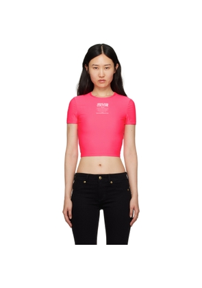 Versace Jeans Couture Pink Print T-Shirt
