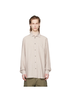 Golden Goose Purple & Gray Stripe Shirt