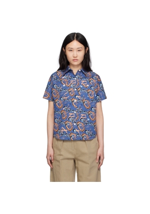 A.P.C. Blue Brain Dead Edition Ross Shirt
