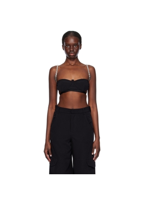 GCDS Black Chain Bra