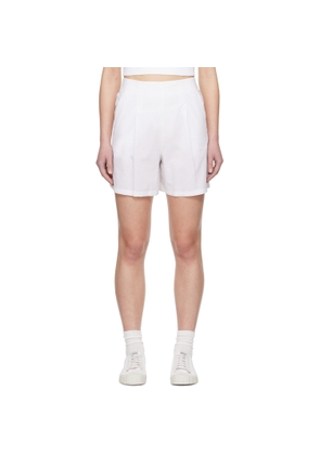 MM by Max Mara White Canale Shorts