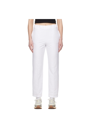 MM by Max Mara White Ballata Trousers