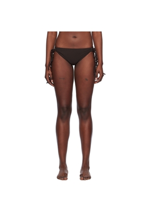 Jil Sander Brown Tangle Bikini Bottom
