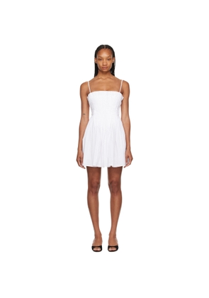 Staud White Bella Minidress