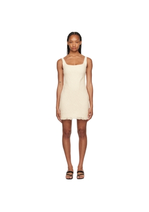 Staud Off-White Isabela Minidress