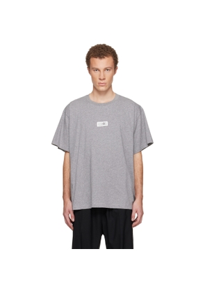 MM6 Maison Margiela Gray Numeric Cotton T-shirt