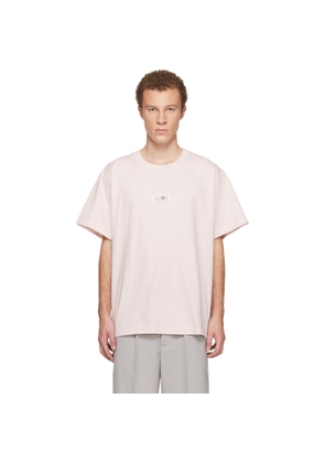 MM6 Maison Margiela Pink Numeric Cotton T-shirt