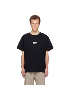 MM6 Maison Margiela Black Numeric Cotton T-shirt