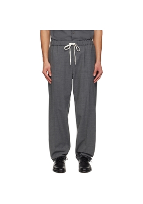 MM6 Maison Margiela Gray Drawstring Trousers