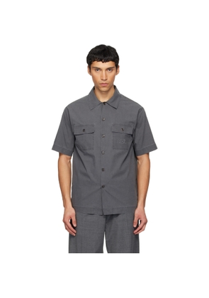 MM6 Maison Margiela Gray Cotton Shirt