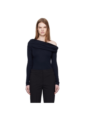 Max Mara Navy Mxporafo Blouse