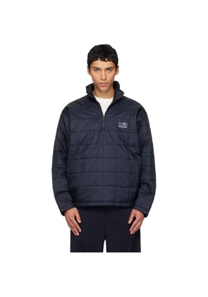 MM6 Maison Margiela Black Salomon Edition Insulated Half-Zip Reversible Jacket