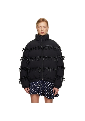 Sandy Liang Black Present Puffer Jacket