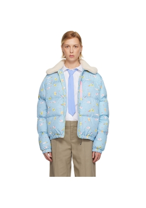 Sandy Liang Blue Benny Puffer Jacket