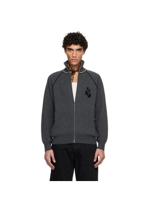 Isabel Marant Gray Sergio Cardigan Jacket