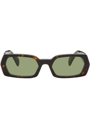 RETROSUPERFUTURE Brown 'L'Altro' Sunglasses