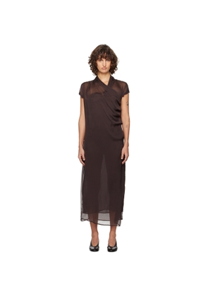 Paloma Wool Brown Sully Maxi Dress