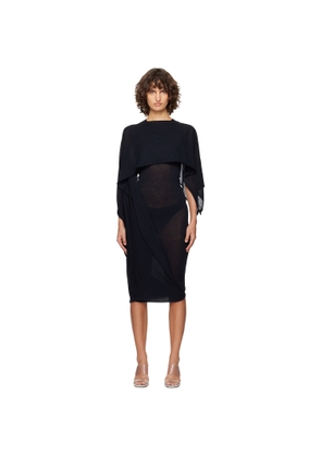 Paloma Wool Black Willy Midi Dress