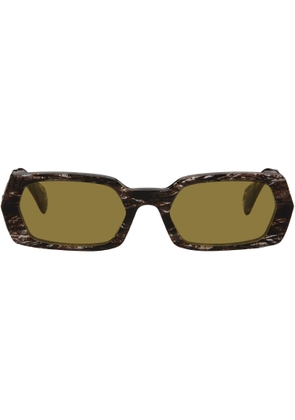 RETROSUPERFUTURE Brown 'L'Altro' Sunglasses