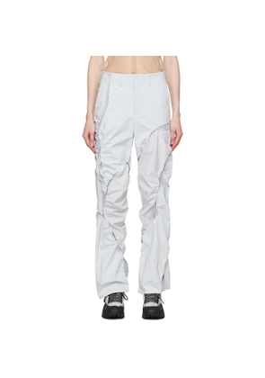 POST ARCHIVE FACTION (PAF) Gray & Blue 6.0 Technical Left Trousers